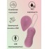 Розовые вагинальные виброшарики с пультом ДУ Era - 8,3 см.